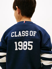 TH Varsity Back Logo Colour-Blocked Sweatshirt