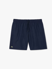 Mid Length Monochrome Swim Trunks