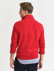 Contrast Half-Zip Sweatshirt