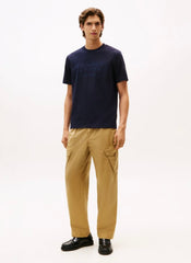 Tommy Hilfiger Logo Appliqué Interlock Knit T-Shirt