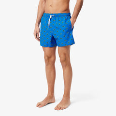 Lacoste Crocodile Print Swim Trunks