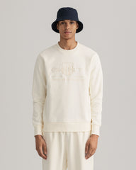 Gant Tonal Archive Shield Crewneck Sweatshirt