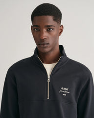 Gant Logo Script Jersey Half-Zip