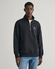 Gant Logo Script Jersey Half-Zip