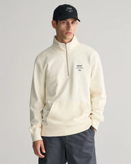 Gant Logo Script Jersey Half-Zip
