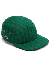 Lacoste Monogram Print Twill Jockey Cap