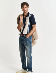 Gant Color Blocked Cotton Polo Shirt