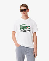 Lacoste Men’s Signature Print Cotton T-Shirt
