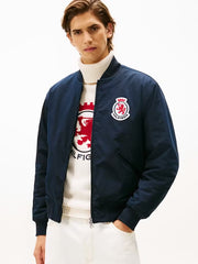 TOMMY HILFIGER BACK LOGO WATER REPELLENT BOMBER JACKET