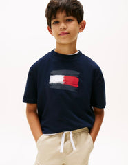 Tommy Hilfiger Hilfiger Flag Crew Neck T-Shirt