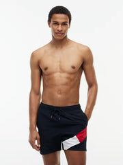 Tommy Hilfiger Flag Drawstring Mid Length Slim Fit Swim Shorts