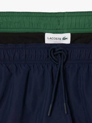 Mid Length Monochrome Swim Trunks