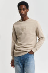 Tonal Shield Crew Neck Sweatshirt