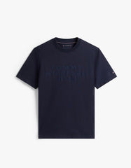 Tommy Hilfiger Logo Appliqué Interlock Knit T-Shirt