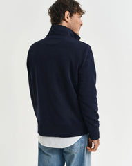Contrast Half-Zip Sweatshirt