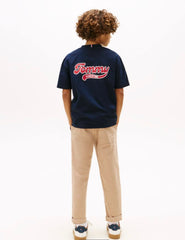 Tommy Hilfiger Varsity Back Logo Crew Neck T-Shirt