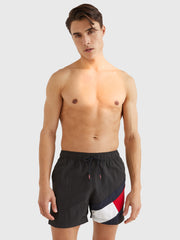 Tommy Hilfiger Flag Drawstring Mid Length Slim Fit Swim Shorts