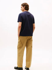 Tommy Hilfiger Logo Appliqué Interlock Knit T-Shirt