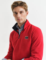 Contrast Half-Zip Sweatshirt