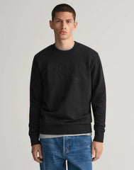 Tonal Shield Crew Neck Sweatshirt