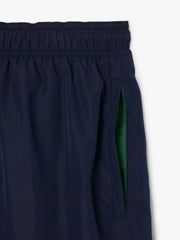 Mid Length Monochrome Swim Trunks