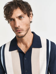 Gant Color Blocked Cotton Polo Shirt