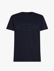 Tommy Hilfiger Logo Appliqué Interlock Knit T-Shirt