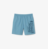 Lacoste Long Branded Swim Trunks