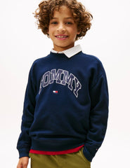 Tommy Hilfiger Varsity Logo Print Crew Neck Sweatshirt
