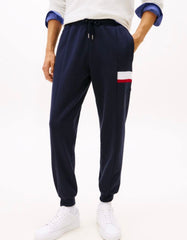 Tommy Hilfiger Colour-Blocked Fleece Cuffed Joggers