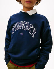 Tommy Hilfiger Varsity Logo Print Crew Neck Sweatshirt