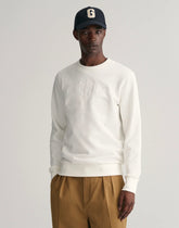 Tonal Shield Crew Neck Sweatshirt