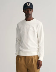Tonal Shield Crew Neck Sweatshirt