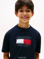 Tommy Hilfiger Hilfiger Flag Crew Neck T-Shirt