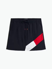 Tommy Hilfiger Flag Drawstring Mid Length Slim Fit Swim Shorts