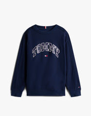 Tommy Hilfiger Varsity Logo Print Crew Neck Sweatshirt