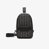 Lacoste Monogram Print Cross Body Bag