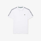 Lacoste Regular Fit Logo Stripe Stretch Cotton Polo Shirt