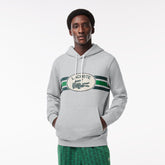 Lacoste Loose Fit Monogram Print Hoodie