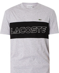 Lacoste Printed Colourblock T-shirt