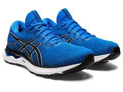 Asics Men's Gel Nimbus 24 Electric Blue/Piedmont Grey