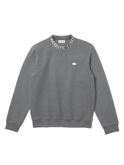 Lacoste Double Face Collar Detail Sweat Lead