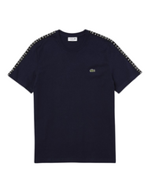 Lacoste Tape Jersey T-Shirt Navy Blue/Navy Blue