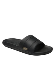 Lacoste Mens Croco Slide Black/Black