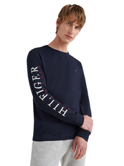 Vintage Hilfiger Logo Long Sleeve Tee
