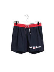 Gant Classic Fit Retro Shield Swim Shorts