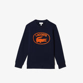 Lacoste Kids Graphic Crew Neck Sweatshirt