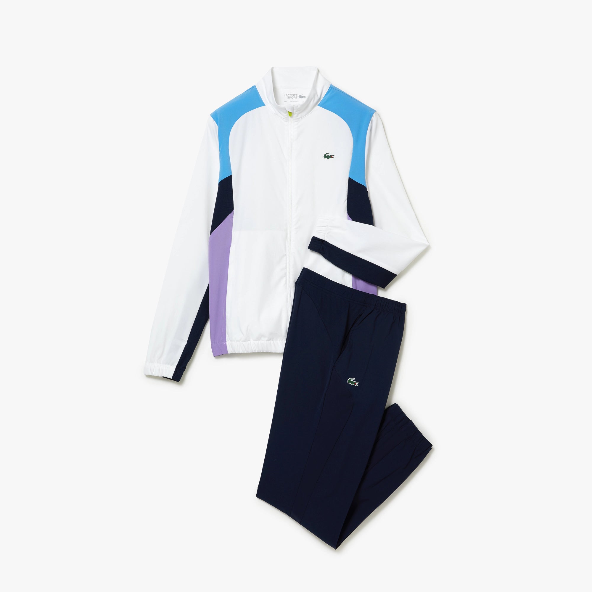 Lacoste colour block on sale tracksuit