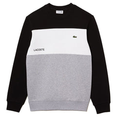 Lacoste Block Crew Neck Sweatshirt