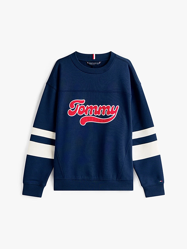 TH Varsity Back Logo Colour-Blocked Sweatshirt